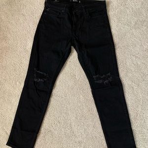 men’s hollister ripped jeans